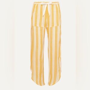 LEM LEM Yellow Striped Beach Pants